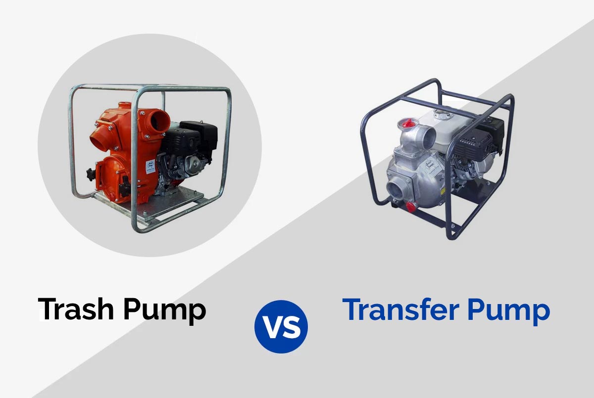 The Difference Between Trash Pumps and Transfer Pumps