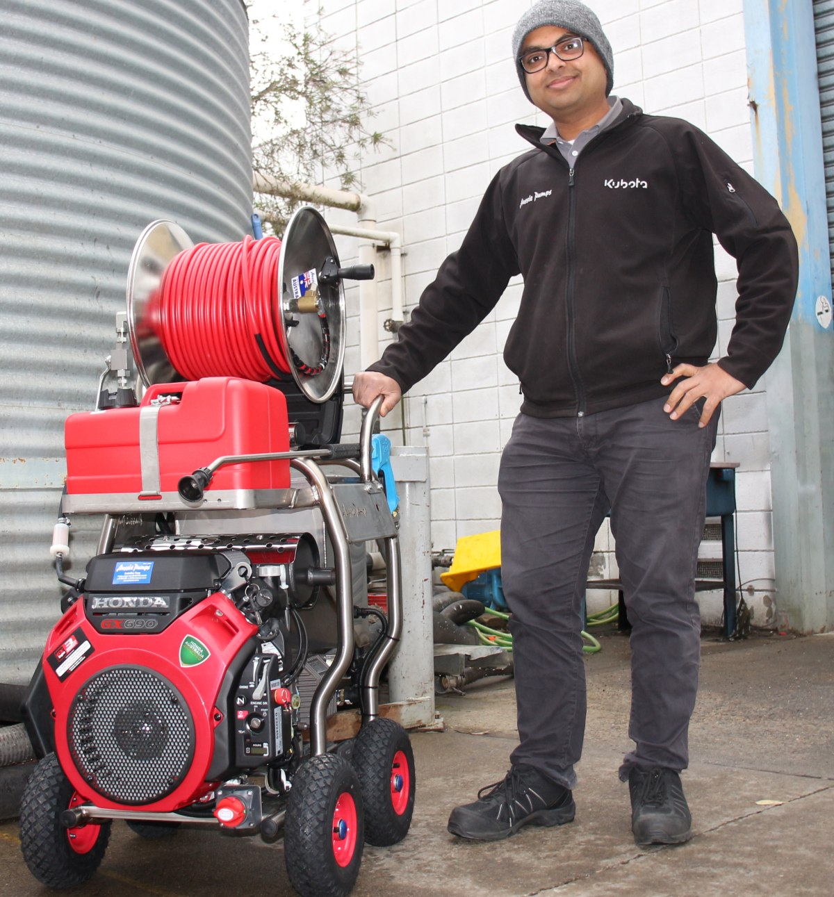 Aussie Deluxe Jetter for use by MPAQ for training operators